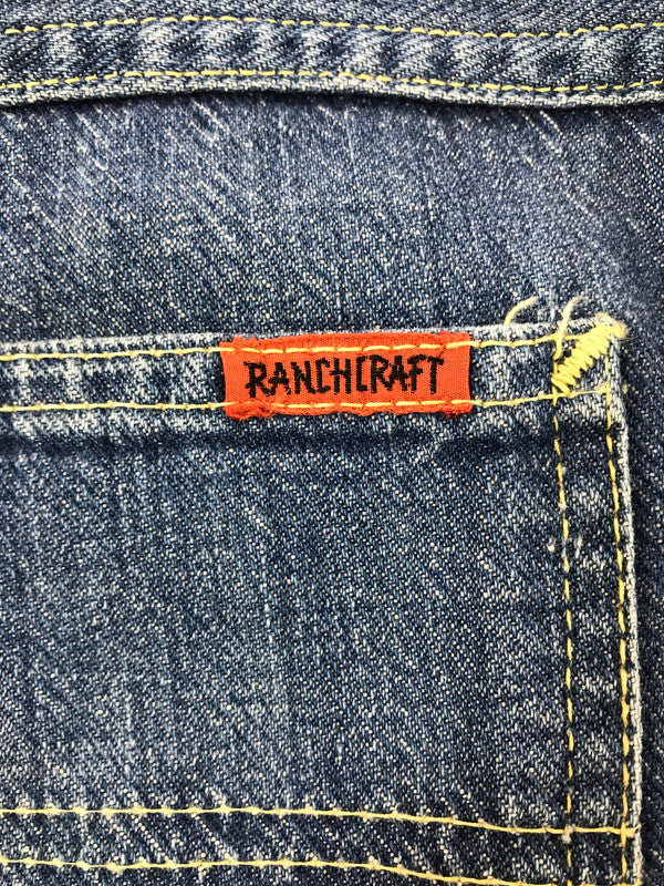 【中古品】【メンズ】 RANCHCRAFT ランチクラフト 70’S STRAIGHT DENIM PANTS 70年代 ストレート デニムパンツ ボトムス 157-261005-na-17-tagh サイズ：サイズ表記なし　下記参照 カラー：インディゴ 万代Net店