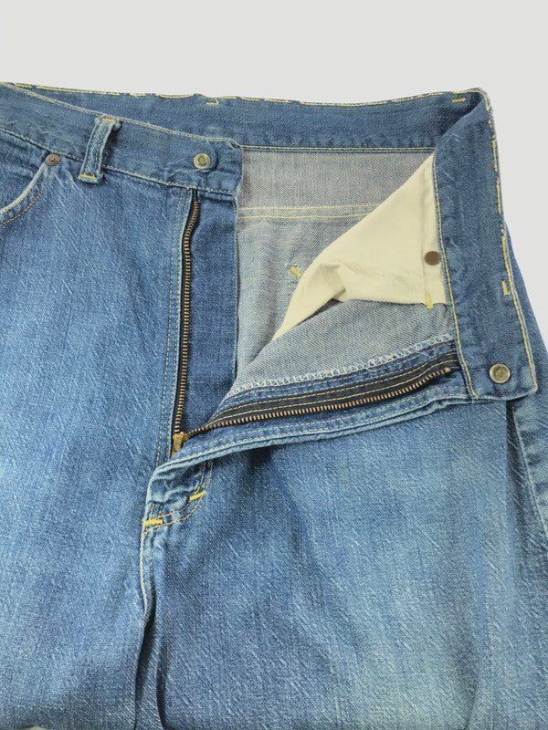 【中古品】【メンズ】 RANCHCRAFT ランチクラフト 70’S STRAIGHT DENIM PANTS 70年代 ストレート デニムパンツ ボトムス 157-261005-na-17-tagh サイズ：サイズ表記なし　下記参照 カラー：インディゴ 万代Net店