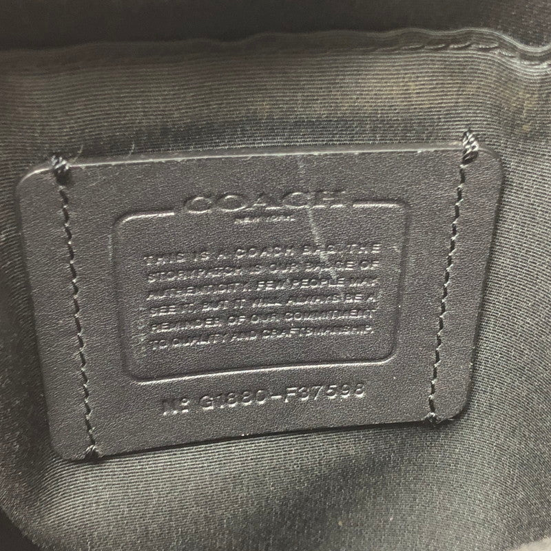 【現状渡し品】【メンズ】 COACH コーチ GRAHAM PACK F37598 グラハム パック 鞄 ボディバッグ 183-261015-ty-02-tagh カラー：ブラック 万代Net店