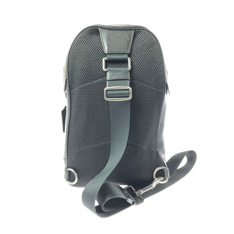 【現状渡し品】【メンズ】 COACH コーチ GRAHAM PACK F37598 グラハム パック 鞄 ボディバッグ 183-261015-ty-02-tagh カラー：ブラック 万代Net店