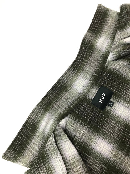 【中古品】【メンズ】 HUF ハフ 24FW AUDIO CHECK SHIRT 24H BU80041 チェックシャツ 長袖シャツ 142-260925-na-15-tagh サイズ：L カラー：マルチカラー 万代Net店