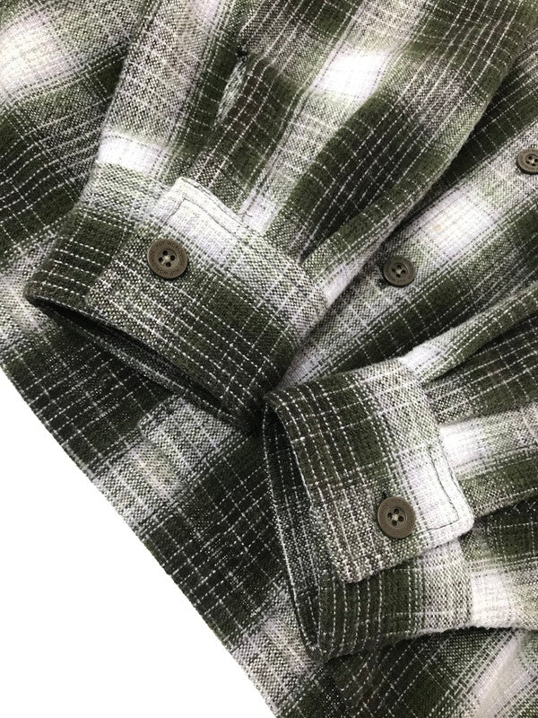 【中古品】【メンズ】 HUF ハフ 24FW AUDIO CHECK SHIRT 24H BU80041 チェックシャツ 長袖シャツ 142-260925-na-15-tagh サイズ：L カラー：マルチカラー 万代Net店