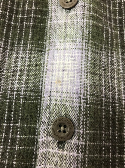 【中古品】【メンズ】 HUF ハフ 24FW AUDIO CHECK SHIRT 24H BU80041 チェックシャツ 長袖シャツ 142-260925-na-15-tagh サイズ：L カラー：マルチカラー 万代Net店