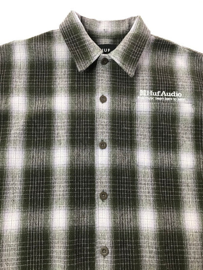 【中古品】【メンズ】 HUF ハフ 24FW AUDIO CHECK SHIRT 24H BU80041 チェックシャツ 長袖シャツ 142-260925-na-15-tagh サイズ：L カラー：マルチカラー 万代Net店