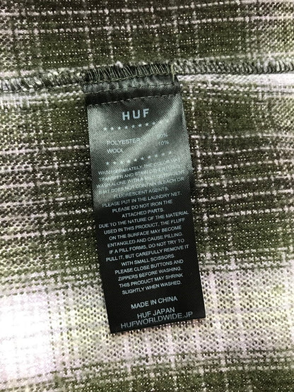 【中古品】【メンズ】 HUF ハフ 24FW AUDIO CHECK SHIRT 24H BU80041 チェックシャツ 長袖シャツ 142-260925-na-15-tagh サイズ：L カラー：マルチカラー 万代Net店