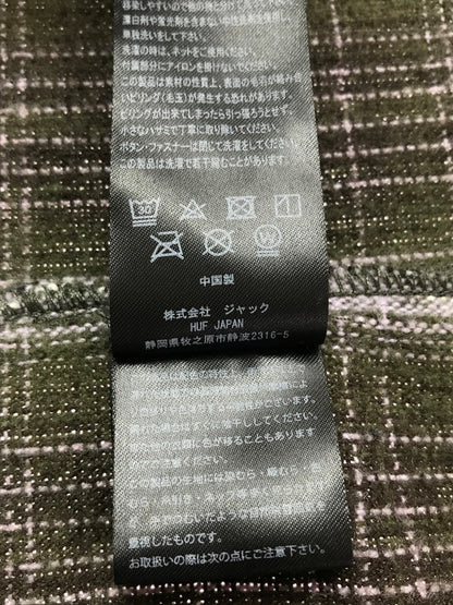 【中古品】【メンズ】 HUF ハフ 24FW AUDIO CHECK SHIRT 24H BU80041 チェックシャツ 長袖シャツ 142-260925-na-15-tagh サイズ：L カラー：マルチカラー 万代Net店
