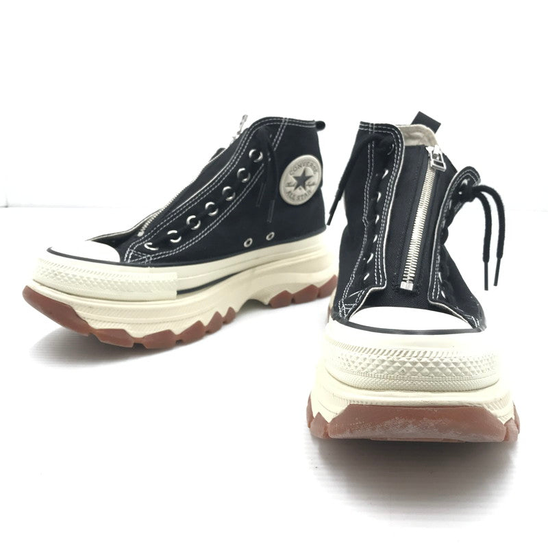 【中古品】【メンズ】 CONVERSE コンバース ALL STAR TREKWAVE CENTERZIP HI BLACK 1SE910 オールスター トレックウェーブ センタージップ スニーカー 靴 162-260926-rt-09-tagh サイズ：27cm US8.5 カラー：ブラック 万代Net店