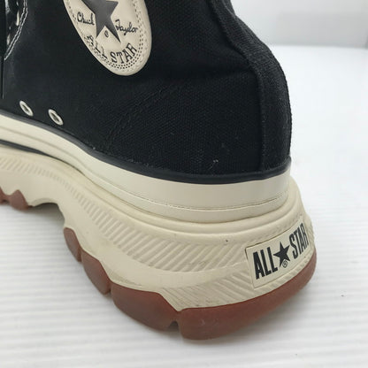 【中古品】【メンズ】 CONVERSE コンバース ALL STAR TREKWAVE CENTERZIP HI BLACK 1SE910 オールスター トレックウェーブ センタージップ スニーカー 靴 162-260926-rt-09-tagh サイズ：27cm US8.5 カラー：ブラック 万代Net店