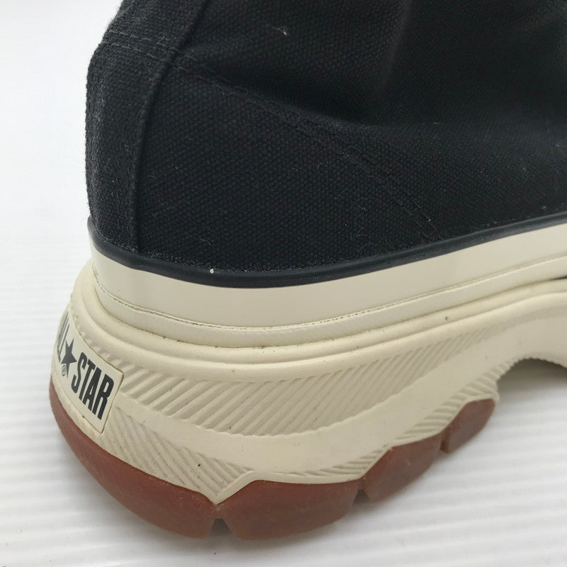 【中古品】【メンズ】 CONVERSE コンバース ALL STAR TREKWAVE CENTERZIP HI BLACK 1SE910 オールスター トレックウェーブ センタージップ スニーカー 靴 162-260926-rt-09-tagh サイズ：27cm US8.5 カラー：ブラック 万代Net店