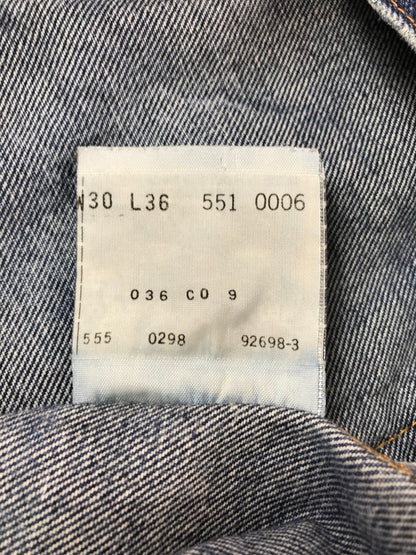 【現状渡し品】【メンズ】 LEVI'S リーバイス 551-0006 USA製 98年製 90S 551ZXX DENIM PANTS 157-261005-na-18-tagh サイズ：W30 Ｌ36 カラー：インディゴ 万代Net店