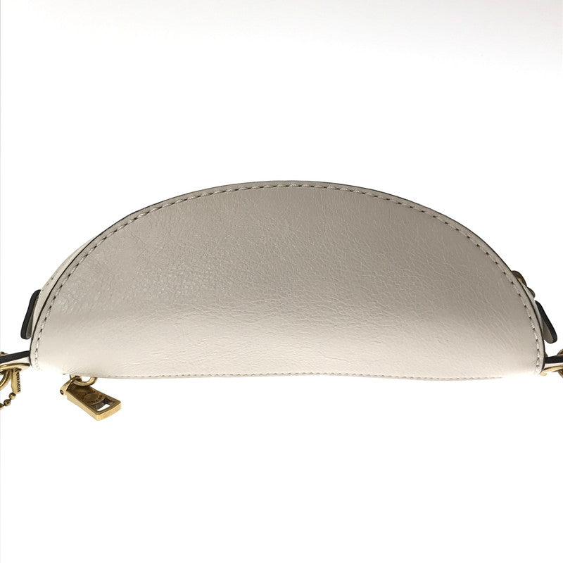 【中古品】【レディース】 COACH コーチ C0851 QUILTING LEATHER BODY BAG キルティング レザー ボディバッグ カバン 180-261014-na-25-tagh カラー：ホワイト 万代Net店