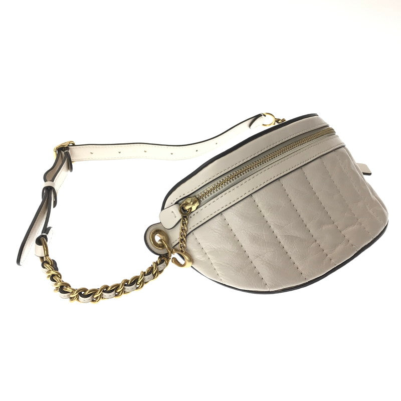 【中古品】【レディース】 COACH コーチ C0851 QUILTING LEATHER BODY BAG キルティング レザー ボディバッグ カバン 180-261014-na-25-tagh カラー：ホワイト 万代Net店