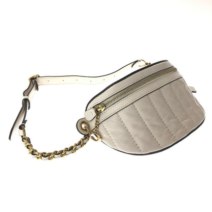 【中古品】【レディース】 COACH コーチ C0851 QUILTING LEATHER BODY BAG キルティング レザー ボディバッグ カバン 180-261014-na-25-tagh カラー：ホワイト 万代Net店