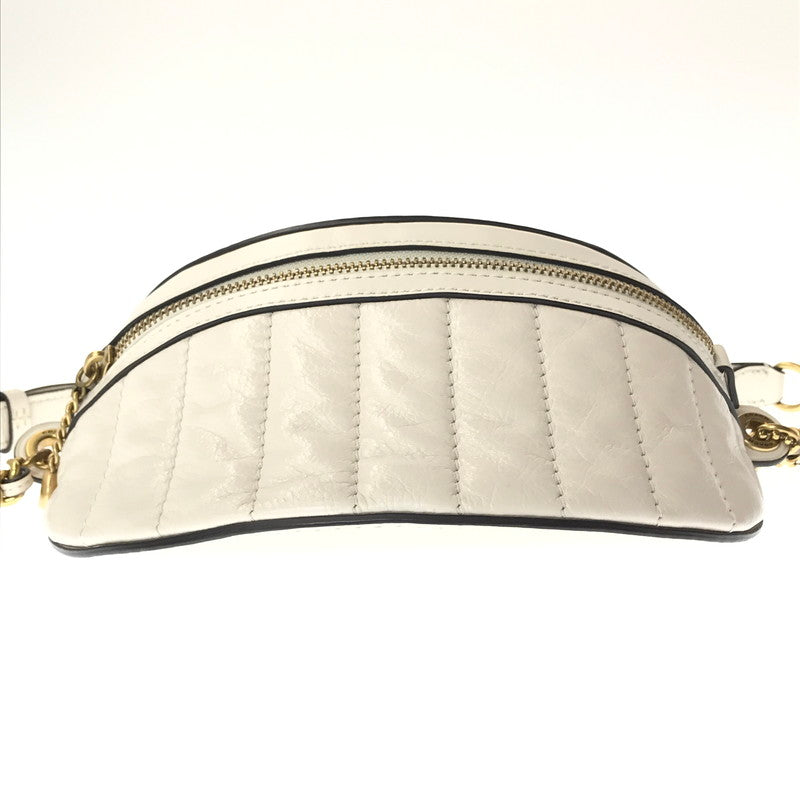 【中古品】【レディース】 COACH コーチ C0851 QUILTING LEATHER BODY BAG キルティング レザー ボディバッグ カバン 180-261014-na-25-tagh カラー：ホワイト 万代Net店