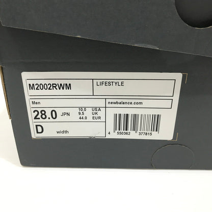 【中古美品】【メンズ】 NEW BALANCE ニューバランス 2002 BROWN M2002RWM 2002 ブラウン スニーカー 靴 162-260925-rt-05-tagh サイズ：28cm US10 カラー：ブラウン 万代Net店