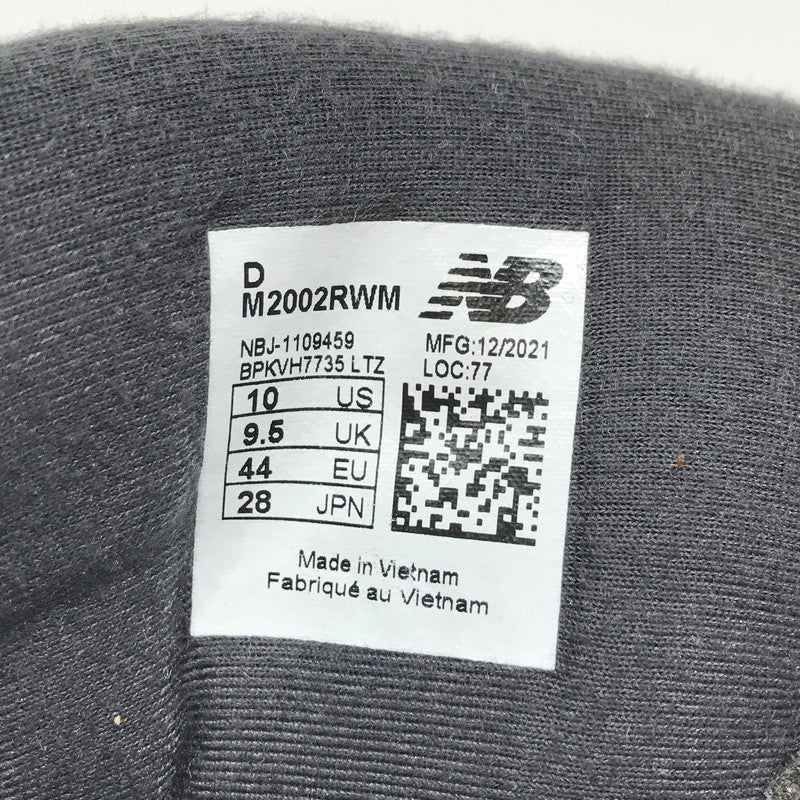【中古美品】【メンズ】 NEW BALANCE ニューバランス 2002 BROWN M2002RWM 2002 ブラウン スニーカー 靴 162-260925-rt-05-tagh サイズ：28cm US10 カラー：ブラウン 万代Net店