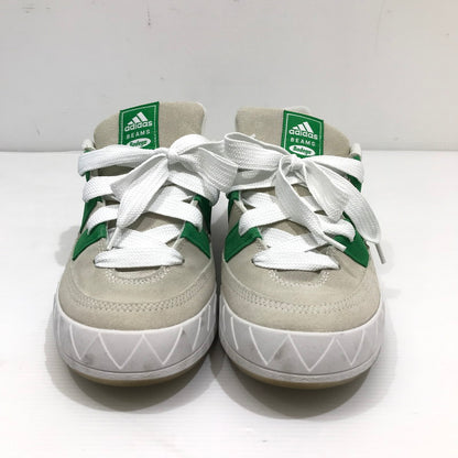 【中古品】【メンズ】 ADIDAS アディダス × BODEGA ボデガ × BEAMS ビームス ADIMATIC OFF WHITE GREEN HR0776 アディマティック スニーカー 靴 161-260925-rt-03-tagh サイズ：28cm US10 カラー：ホワイト/ベージュ 万代Net店