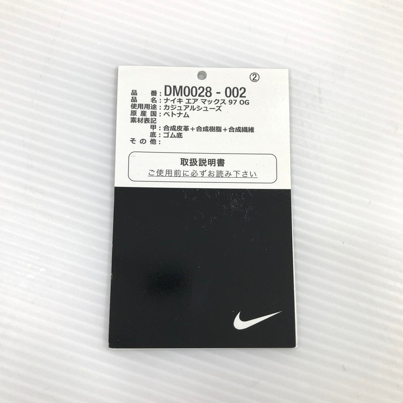 【現状渡し品】【メンズ】 NIKE ナイキ AIR MAX 97 OG SILVER BULLET(2022) DM0028-002 エア マックス 97 オージー スニーカー 靴 160-260925-rt-01-tagh サイズ：28.5cm US10.5 カラー：METALLIC SILVER/UNIVERSITY RED 万代Net店