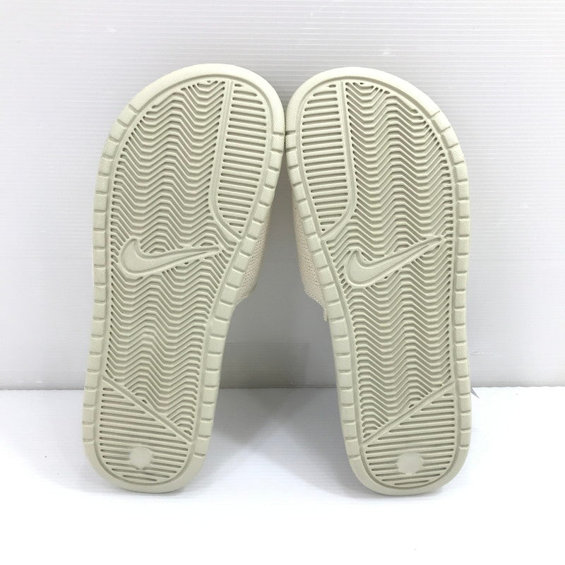 【中古美品】【メンズ】 NIKE ナイキ×STUSSY ステューシー BENASSI SLIDE DH1584-200 ベナッシ サンダル 靴 160-260925-na-36-tagh サイズ：25cm US 7 カラー：FOSSIL STONE 万代Net店