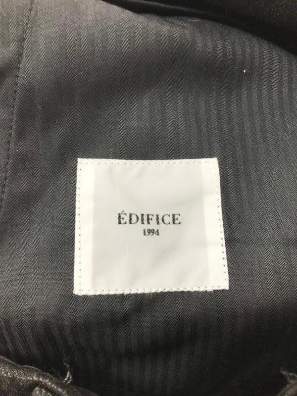 【中古美品】【メンズ】 EDIFICE エディフィス EASY SLACKS PANTS 24-030-300-0900-3-0 イージー スラックスパンツ ボトムス 158-261005-na-11-tagh サイズ：XXL カラー：チャコール系 万代Net店