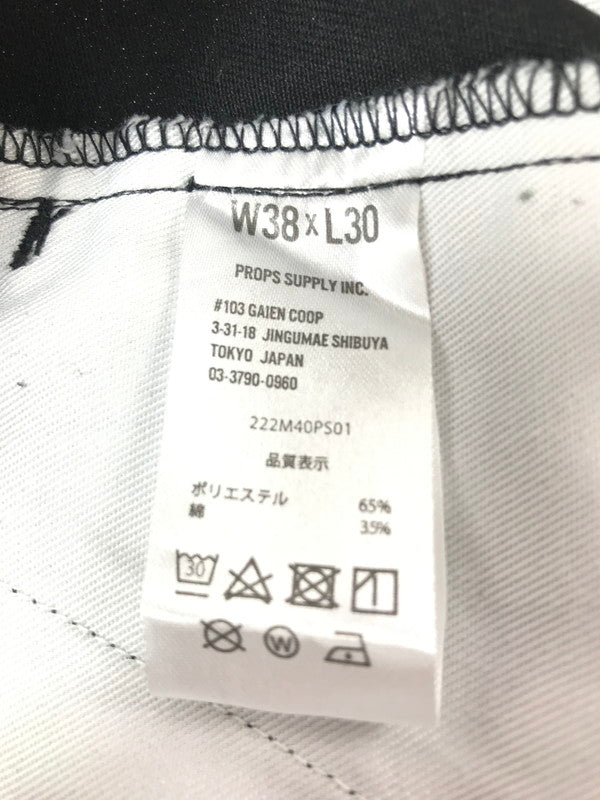 【中古品】【メンズ】 DICKIES ディッキーズ×PROPS STORE プロップスストア UTILITY PANTS 222M40PS01 ユーティリティパンツ ワークパンツ　ボトムス 158-261005-na-16-tagh サイズ：W38 × L30 カラー：ブラック 万代Net店