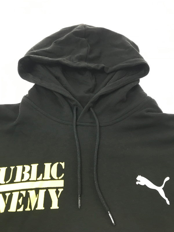 【中古品】【メンズ】 PUMA プーマ × PUBLIC ENEMY パブリック エネミー HOODIE BLACK 583720-01 パーカー トップス 148-260924-rt-14-tagh サイズ：XL カラー：ブラック 万代Net店