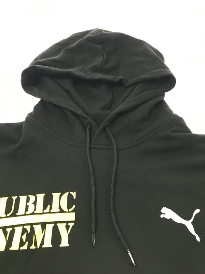 【中古品】【メンズ】 PUMA プーマ × PUBLIC ENEMY パブリック エネミー HOODIE BLACK 583720-01 パーカー トップス 148-260924-rt-14-tagh サイズ：XL カラー：ブラック 万代Net店