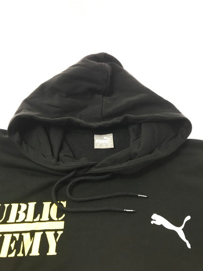 【中古品】【メンズ】 PUMA プーマ × PUBLIC ENEMY パブリック エネミー HOODIE BLACK 583720-01 パーカー トップス 148-260924-rt-14-tagh サイズ：XL カラー：ブラック 万代Net店