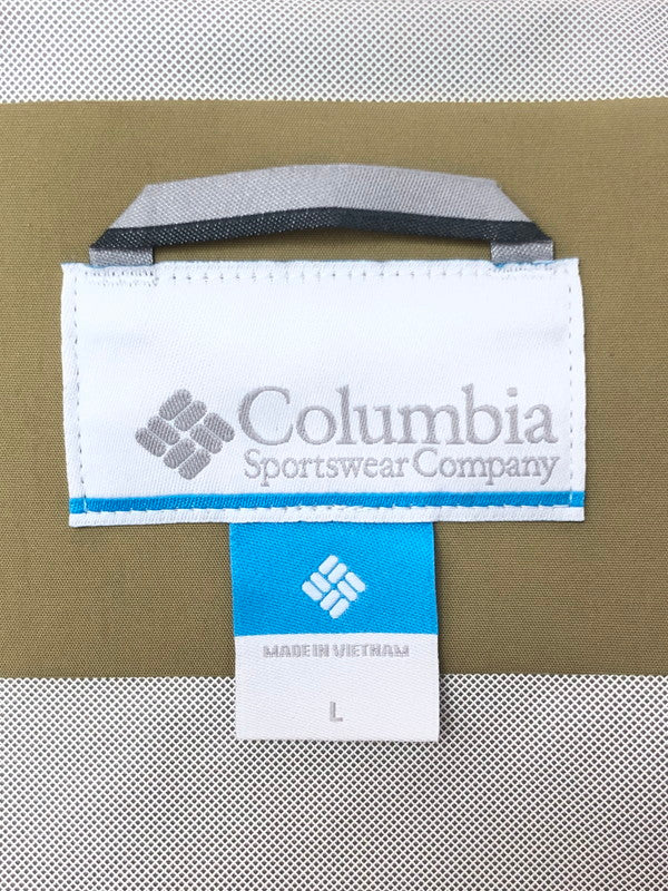 【中古品】【メンズ】 COLUMBIA コロンビア STEWART TRAIL JACKET PM0760 ステュアート トレイル ジャケット ライトアウター 144-260926-rt-27-tagh サイズ：L カラー：ベージュ/ブラック 万代Net店