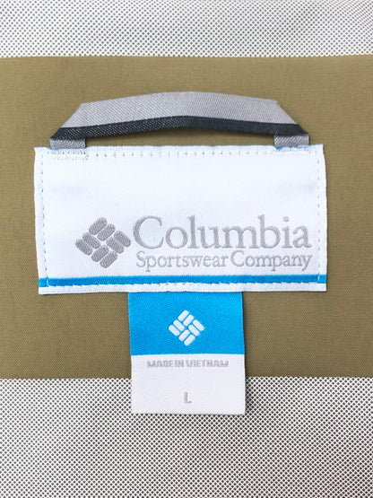 【中古品】【メンズ】 COLUMBIA コロンビア STEWART TRAIL JACKET PM0760 ステュアート トレイル ジャケット ライトアウター 144-260926-rt-27-tagh サイズ：L カラー：ベージュ/ブラック 万代Net店