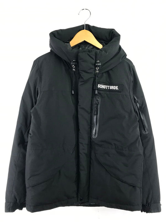 【中古品】【メンズ】 SCHOTT ショット 2TONE DOWN JACKET 3112053 2トーン ダウンジャケット アウター 145-261006-na-21-tagh サイズ：S カラー：ブラック 万代Net店