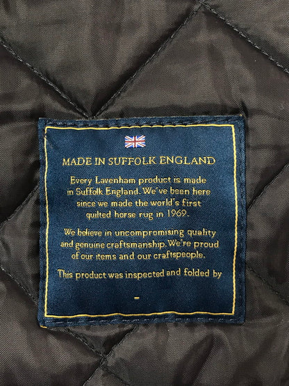 【中古品】【メンズ】 LAVENHAM ラベンハム QUILTING JACKET NAVY LHV-20-BP 英国製 キルティング ジャケット アウター 144-260924-rt-37-tagh サイズ：M カラー：ネイビー 万代Net店