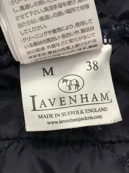 【中古品】【メンズ】 LAVENHAM ラベンハム QUILTING JACKET NAVY LHV-20-BP 英国製 キルティング ジャケット アウター 144-260924-rt-37-tagh サイズ：M カラー：ネイビー 万代Net店