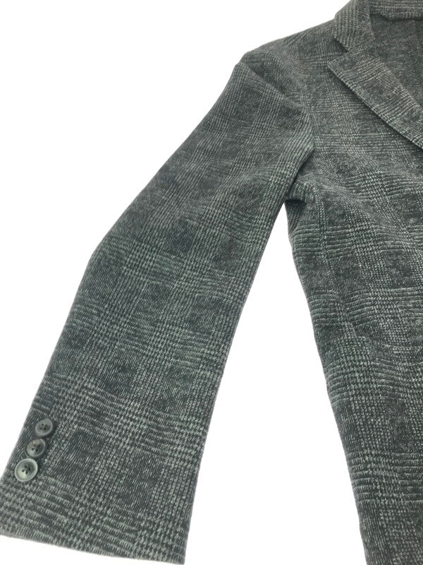 【中古品】【メンズ】 TOMORROWLAND トゥモローランド WOOL TAILORED JACKET CHECK GRAY 61-07-25-07501 ウール テーラード ジャケット ライトアウター 147-260924-rt-35-tagh サイズ：46 カラー：グレー 万代Net店