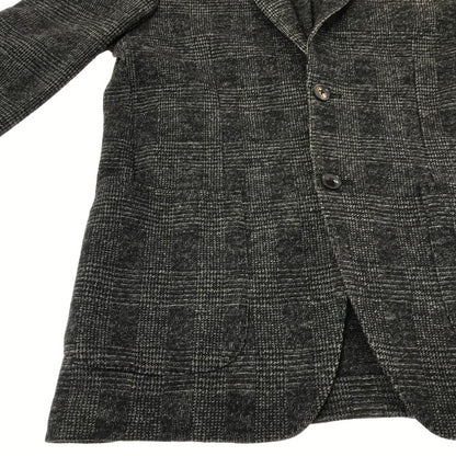 【中古品】【メンズ】 TOMORROWLAND トゥモローランド WOOL TAILORED JACKET CHECK GRAY 61-07-25-07501 ウール テーラード ジャケット ライトアウター 147-260924-rt-35-tagh サイズ：46 カラー：グレー 万代Net店