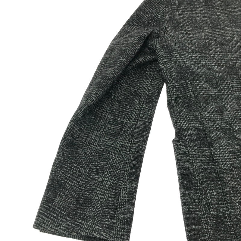 【中古品】【メンズ】 TOMORROWLAND トゥモローランド WOOL TAILORED JACKET CHECK GRAY 61-07-25-07501 ウール テーラード ジャケット ライトアウター 147-260924-rt-35-tagh サイズ：46 カラー：グレー 万代Net店