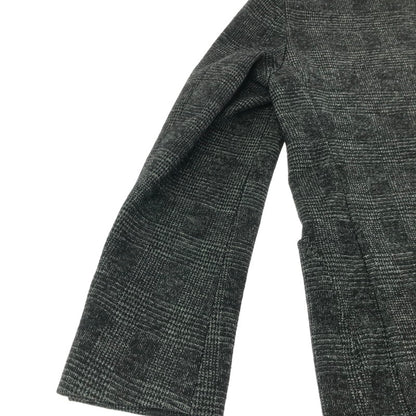【中古品】【メンズ】 TOMORROWLAND トゥモローランド WOOL TAILORED JACKET CHECK GRAY 61-07-25-07501 ウール テーラード ジャケット ライトアウター 147-260924-rt-35-tagh サイズ：46 カラー：グレー 万代Net店