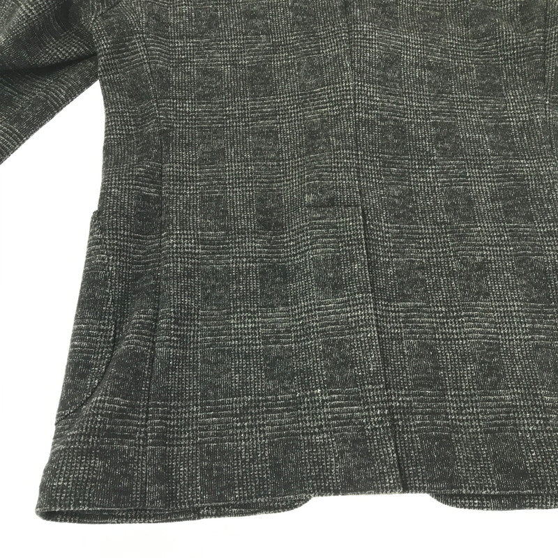 【中古品】【メンズ】 TOMORROWLAND トゥモローランド WOOL TAILORED JACKET CHECK GRAY 61-07-25-07501 ウール テーラード ジャケット ライトアウター 147-260924-rt-35-tagh サイズ：46 カラー：グレー 万代Net店