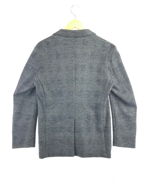【中古品】【メンズ】 TOMORROWLAND トゥモローランド WOOL TAILORED JACKET CHECK GRAY 61-07-25-07501 ウール テーラード ジャケット ライトアウター 147-260924-rt-35-tagh サイズ：46 カラー：グレー 万代Net店