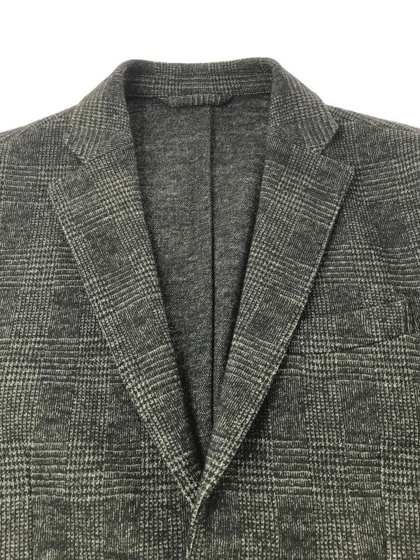 【中古品】【メンズ】 TOMORROWLAND トゥモローランド WOOL TAILORED JACKET CHECK GRAY 61-07-25-07501 ウール テーラード ジャケット ライトアウター 147-260924-rt-35-tagh サイズ：46 カラー：グレー 万代Net店