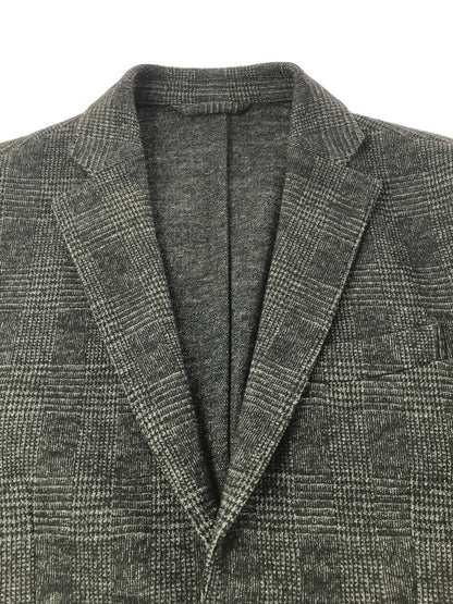 【中古品】【メンズ】 TOMORROWLAND トゥモローランド WOOL TAILORED JACKET CHECK GRAY 61-07-25-07501 ウール テーラード ジャケット ライトアウター 147-260924-rt-35-tagh サイズ：46 カラー：グレー 万代Net店