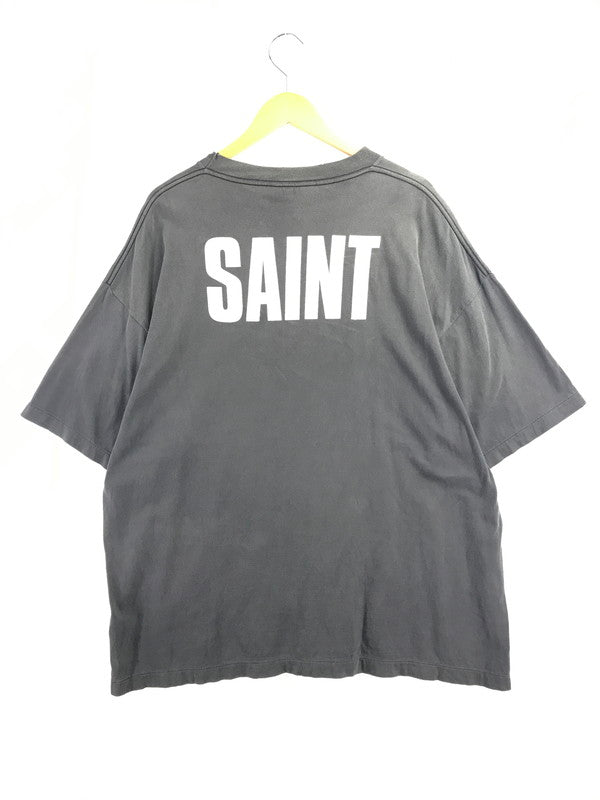 【中古美品】【メンズ】 SAINT MICHAEL セント マイケル × FRIENDS フレンズ 25SS FRD S/S TEE CHARCOAL SM-HR8-0000-C56 ショートスリーブ Tシャツ トップス 142-260924-rt-05-tagh サイズ：XXL カラー：チャコール 万代Net店