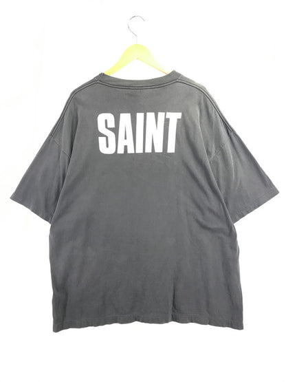 【中古美品】【メンズ】 SAINT MICHAEL セント マイケル × FRIENDS フレンズ 25SS FRD S/S TEE CHARCOAL SM-HR8-0000-C56 ショートスリーブ Tシャツ トップス 142-260924-rt-05-tagh サイズ：XXL カラー：チャコール 万代Net店