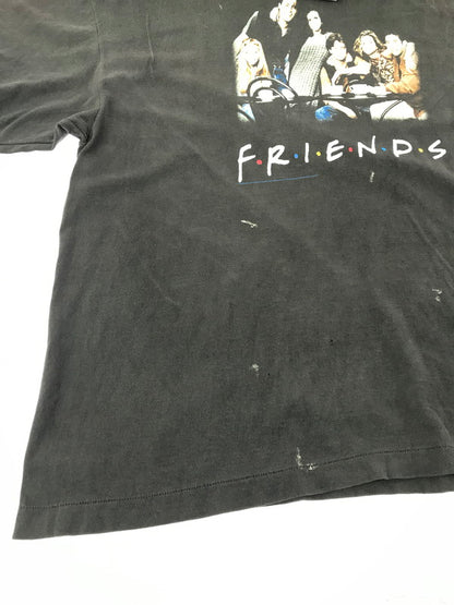 【中古美品】【メンズ】 SAINT MICHAEL セント マイケル × FRIENDS フレンズ 25SS FRD S/S TEE CHARCOAL SM-HR8-0000-C56 ショートスリーブ Tシャツ トップス 142-260924-rt-05-tagh サイズ：XXL カラー：チャコール 万代Net店