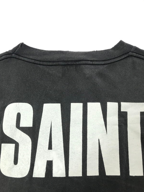 【中古美品】【メンズ】 SAINT MICHAEL セント マイケル × FRIENDS フレンズ 25SS FRD S/S TEE CHARCOAL SM-HR8-0000-C56 ショートスリーブ Tシャツ トップス 142-260924-rt-05-tagh サイズ：XXL カラー：チャコール 万代Net店