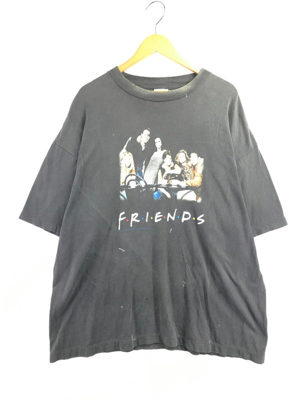 【中古美品】【メンズ】 SAINT MICHAEL セント マイケル × FRIENDS フレンズ 25SS FRD S/S TEE CHARCOAL SM-HR8-0000-C56 ショートスリーブ Tシャツ トップス 142-260924-rt-05-tagh サイズ：XXL カラー：チャコール 万代Net店