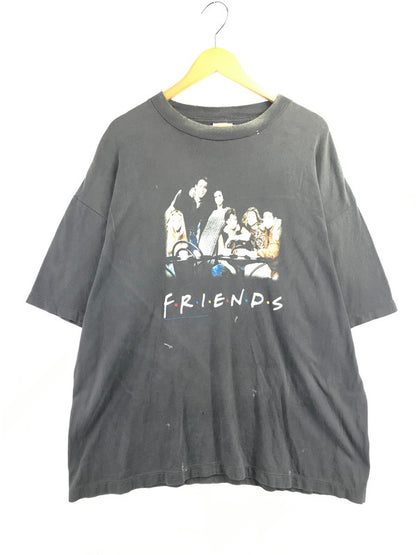 【中古美品】【メンズ】 SAINT MICHAEL セント マイケル × FRIENDS フレンズ 25SS FRD S/S TEE CHARCOAL SM-HR8-0000-C56 ショートスリーブ Tシャツ トップス 142-260924-rt-05-tagh サイズ：XXL カラー：チャコール 万代Net店