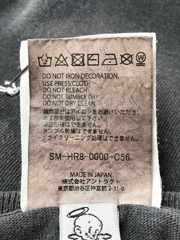 【中古美品】【メンズ】 SAINT MICHAEL セント マイケル × FRIENDS フレンズ 25SS FRD S/S TEE CHARCOAL SM-HR8-0000-C56 ショートスリーブ Tシャツ トップス 142-260924-rt-05-tagh サイズ：XXL カラー：チャコール 万代Net店