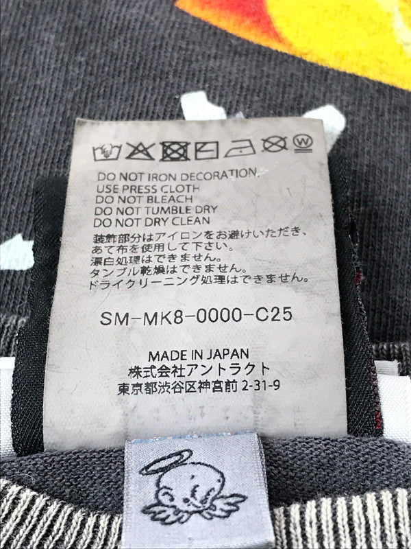 【中古美品】【メンズ】 SAINT MICHAEL セント マイケル × AEROSMITH エアロスミス 26SS AS SS T-SHIRT BLACK SM-MK8-0000-C25 ショートスリーブ Tシャツ 142-260924-rt-04-tagh サイズ：XXL カラー：ブラック 万代Net店