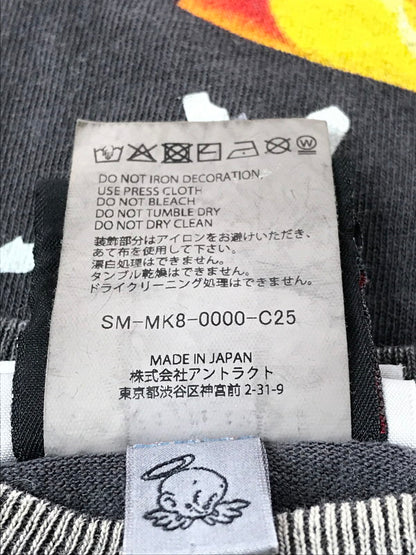 【中古美品】【メンズ】 SAINT MICHAEL セント マイケル × AEROSMITH エアロスミス 26SS AS SS T-SHIRT BLACK SM-MK8-0000-C25 ショートスリーブ Tシャツ 142-260924-rt-04-tagh サイズ：XXL カラー：ブラック 万代Net店